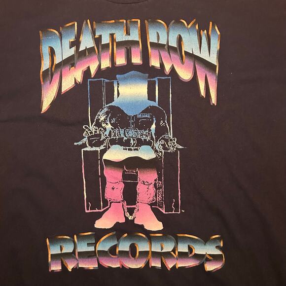 Death Row Records T-Shirt Large - Picture 2 of 5